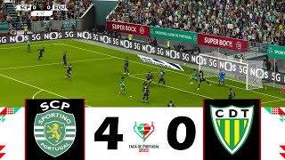 Sporting CP vs CD Tondela 40  Taça de Portugal 202324  Match Highlights [upl. by Mendive]