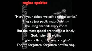 Regina Spektor All the Rowboats Lyrics [upl. by Meluhs]