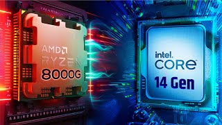 AMD Ryzen 8000G Series vs Intel Core i9 14th Gen  AMD Taking Over [upl. by Vedetta]