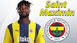 Allan SaintMaximin ● Fenerbahce Transfer Target 🟡🔵 Goals amp Skills [upl. by Assirual]