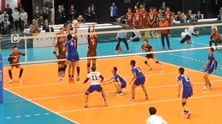 洛南高校vs荏田高校 春高バレー2018男子3回戦 第1セット Japan volleyball [upl. by Osher]