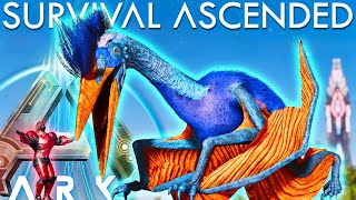 Ark Survival Ascended  Quetzal Taming amp Easy Quetzal Trap ASA E31 Ark Ascended Gameplay [upl. by Nnahgem]