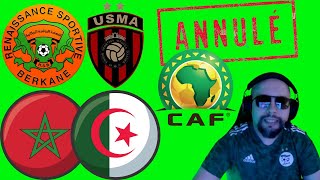 🔴RS BERKANE  USM ALGER ANNULÉ   ALGERIE  MAROC  FOOTBALL [upl. by Ulphiah]