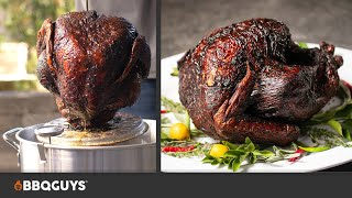 How to Deep Fry a Turkey  Cajun Marinated Fried Turkey Recipe  BBQGuys [upl. by Anomar]