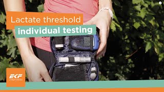 Lactate threshold individual testing with the Lactate Scout [upl. by Itsirc]