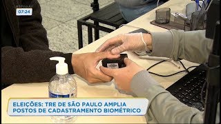 TRE de São Paulo amplia postos de cadastramento biométrico [upl. by Gwen625]