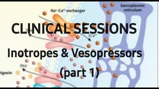 Clinical sessions Inotropes amp Vesopressors part 1 e  collection [upl. by Nylanna79]