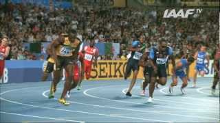 Mens 4x100m Relay Final  IAAF World Championships Daegu 2011 [upl. by Ennaylime]