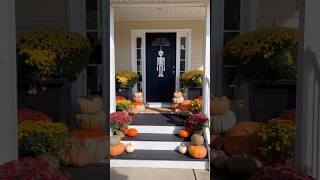 Fall porch refresh ☁️🍂🎃✨ [upl. by Anav]