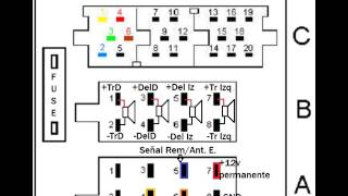 Pinout Estereo VW [upl. by Llerret]