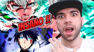 REACT  2 EM 1  RAP DO SANEMI DEMON SLAYER WLO  RAP DO KUROGANE IKKI Rakudai Kishi APOLO [upl. by Anelhtak]