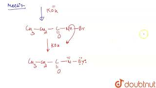 How will you prepare ethylamine by using Hofmann bromamide reaction Or write chemical equations [upl. by Lubow]