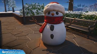 Use a Sneaky Snowmando Prop Disguise Near Krampus and his Present Stash  Fortnite Winterfest [upl. by Maddalena]