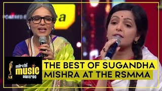 The Best Of Sugandha Mishra at the RSMMA  Sugandha Mishra  Aditya Narayan  Radio Mirchi [upl. by Pier]