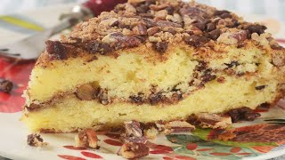 Coffee Cake Recipe Demonstration  Joyofbakingcom [upl. by Gingras]