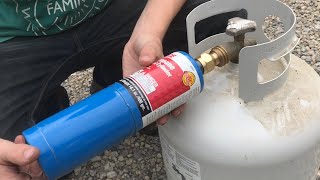 REVIEW propane refill adapter lp gas 1 lb cylinder propane bottle refill alternative [upl. by Nylessoj]