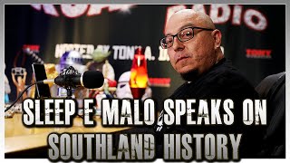 SLEEP E MALO SPEAKS ON SOUTHLAND HISTORY [upl. by Airyk]