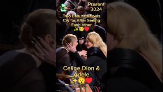 Celine Dion and Adele Tearfully Emotional Moment antesedepois beforeandafter celinedion adele [upl. by Rann243]