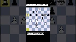 Bobby Fischer Best Games  Game 1 Tigran petroson vs Bobby Fischer ResultDraw chess chessshorts [upl. by Stephen]