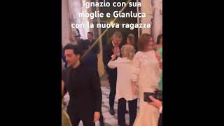 Fra gli invitati del matrimonio DIgnazio boschetto cè anche la nuova ragazza di Gianluca [upl. by Ayikin547]