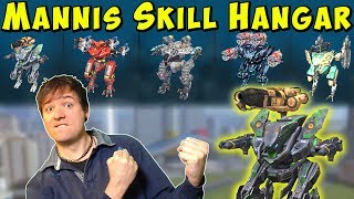 Mannis Skill Hangar Introduced  War Robots Gameplay Next Skirmish WR [upl. by Saval]