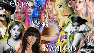 Lady Gaga  EVERY Single Gaga Song RANKED [upl. by Hajidak279]