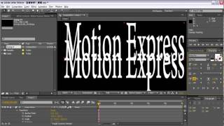 特快車  After Effects 基礎教學7  標題製作 part 1 [upl. by Rimas]