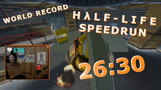 HalfLife Any scriptless Speedrun in 2630761 Former WR [upl. by Idrahs]