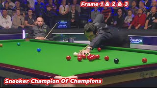 Snooker Champion Of Champions Ronnie O’Sullivan VS Stuart Bingham  Frame 1 amp 2 amp 3 [upl. by Alacim]