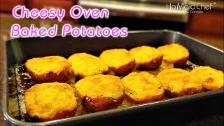 Cheesy Oven Baked Potatoes  Dining In With Danielle [upl. by Sirapal495]