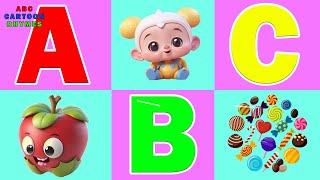 ABC phonics songLearning video song for toddlersalphabet songnursery rhymesA for AppleAbcd [upl. by Dressel]