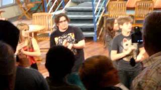 The Suite life on deck taping  4162010 [upl. by Attaymik829]