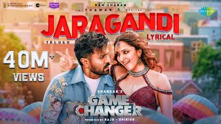 Jaragandi  Lyrical Video  Game Changer  Ram Charan  Kiara Advani  Shankar  Thaman S [upl. by Sacken86]