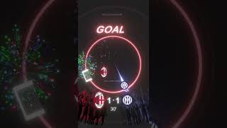 AC MILAN vs INTER MILAN🤯footballmarbles footballedit neonarcade acmilan intermilan [upl. by Yerot658]