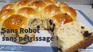 la fameuse brioche sans robot sans pétrissage hyper moelleuse très facile à faire [upl. by Wanonah]