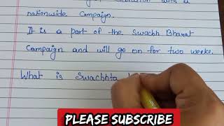 swachhata hi seva essay in english [upl. by Thierry]