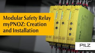 myPNOZ Your New Modular Safety Relay is Here  Pilz [upl. by Yrellih]