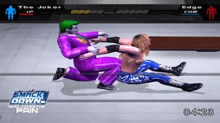 The Joker vs Edge WWE SmackDown Here Comes the Pain [upl. by Greta]