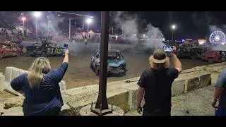 2023 Shenandoah County fair Compact bumper swap demolitionderby [upl. by Jarrod]