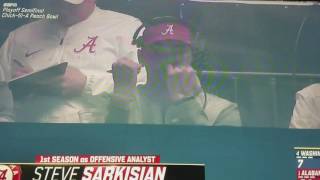 Steve Sarkisian eats a booger [upl. by Lipson]