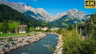 🇨🇭 Engelberg  Mount Titlis  Switzerland in 4K 60fps  Walk Tour  Summer 2022 [upl. by Boggers760]