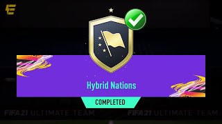 FIFA 21 HYBRID NATIONS SBC CHEAPEST SOLUTION  FIFA 21 ULTIMATE TEAM [upl. by Gnel391]