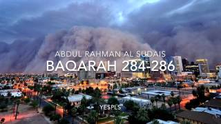 Baqarah 284286 By Abdul Rahman Al Sudais [upl. by Bohlen]