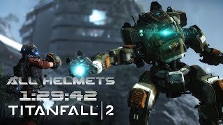 old Titanfall 2 All Helmets Speedrun in 12942 [upl. by Kcajyllib96]