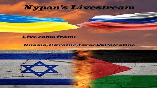 Live HD cams from RussiaUkraine amp PalestineIsrael Middle East [upl. by Langsdon]