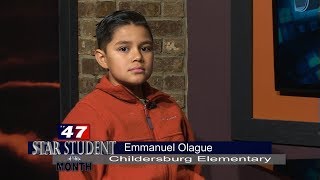 Star Student Emmanuel Olague 11212018 [upl. by Vacuva542]