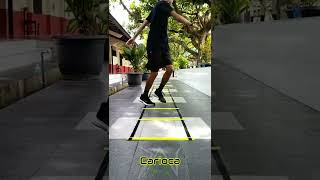 Carioca  Agility Ladder Drills shorts [upl. by Clovah455]