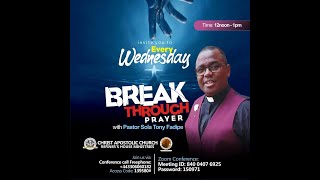 CAC Refiner’s House Hour of Breakthrough Prayer WAKATI AGBAYORI [upl. by Toiboid]