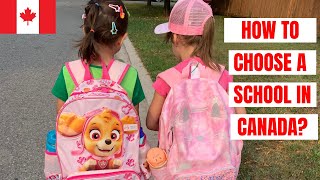 How to choose a school for your kids in Canada  Is Education FREE in Canada [upl. by Watts246]