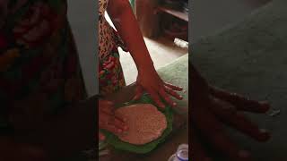 Village Kitchen SRI LANKA Pol Roti  ASMR SRILANKA traditional village iphone Coconut Roti [upl. by Eulalia]